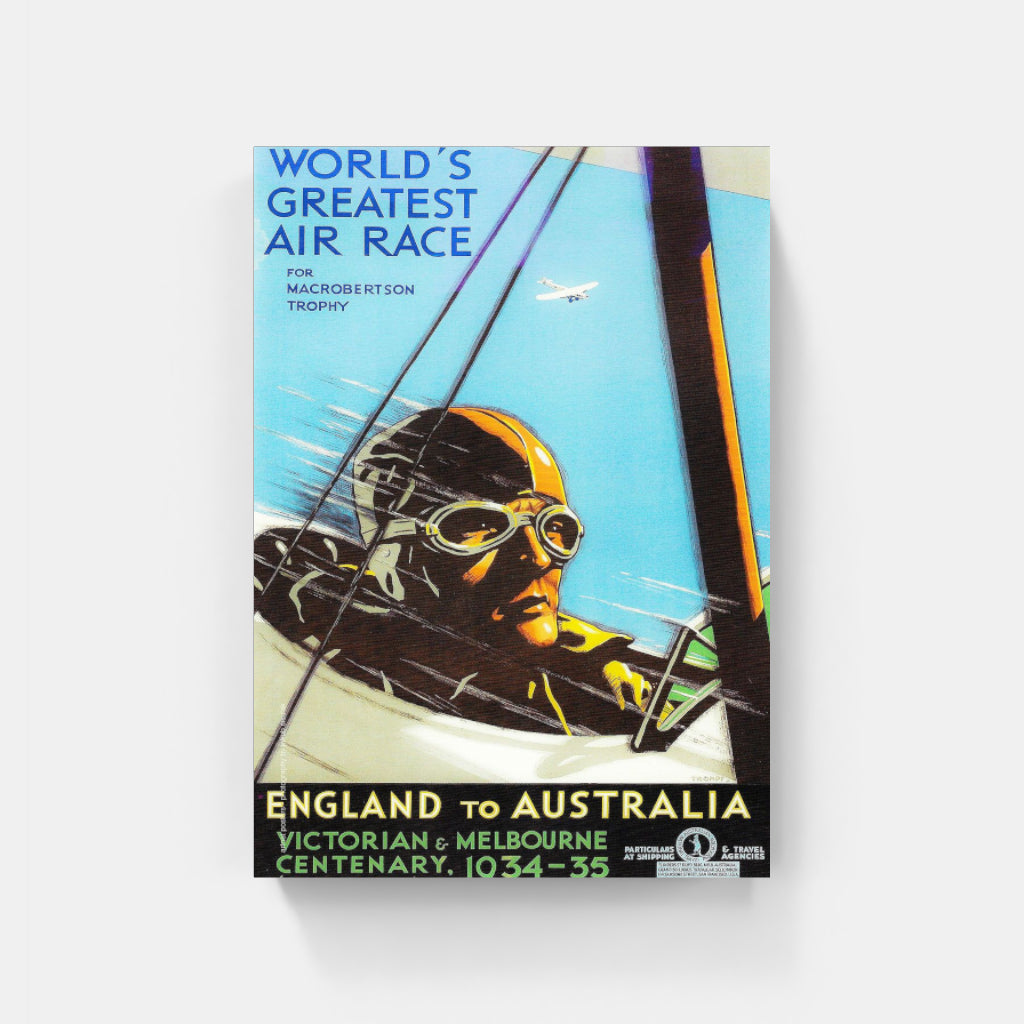 The England-Australia Air Race poster