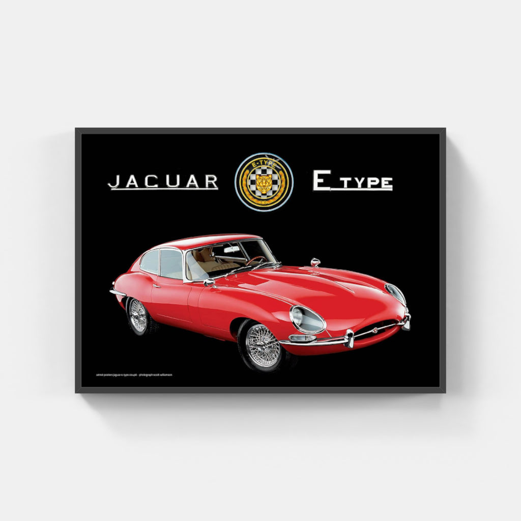 Jaguar E-Type Coupe poster