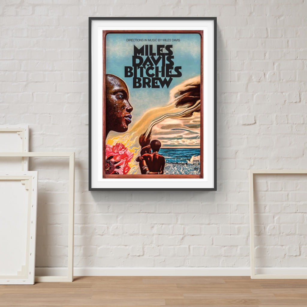 Miles Davis Bitches Brew poster