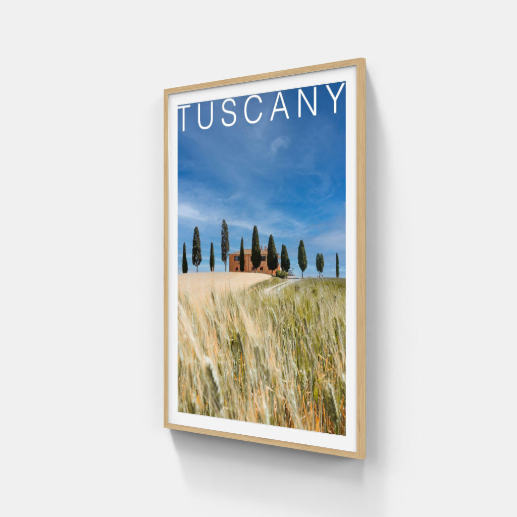 Idyllic Tuscany poster