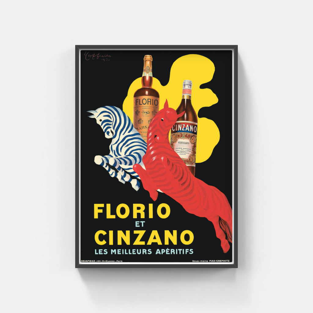 Cinzano et Florio poster