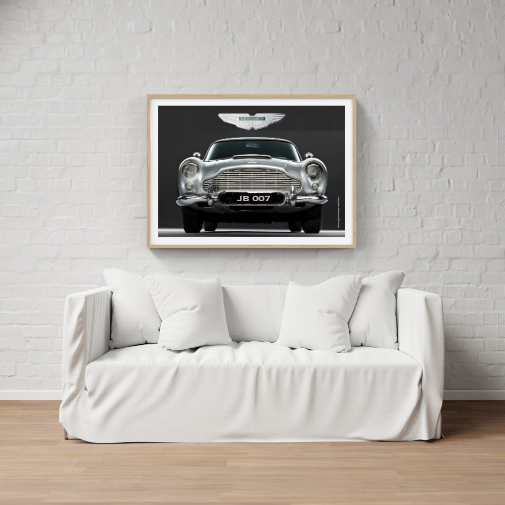 Aston Martin DB5 007 poster