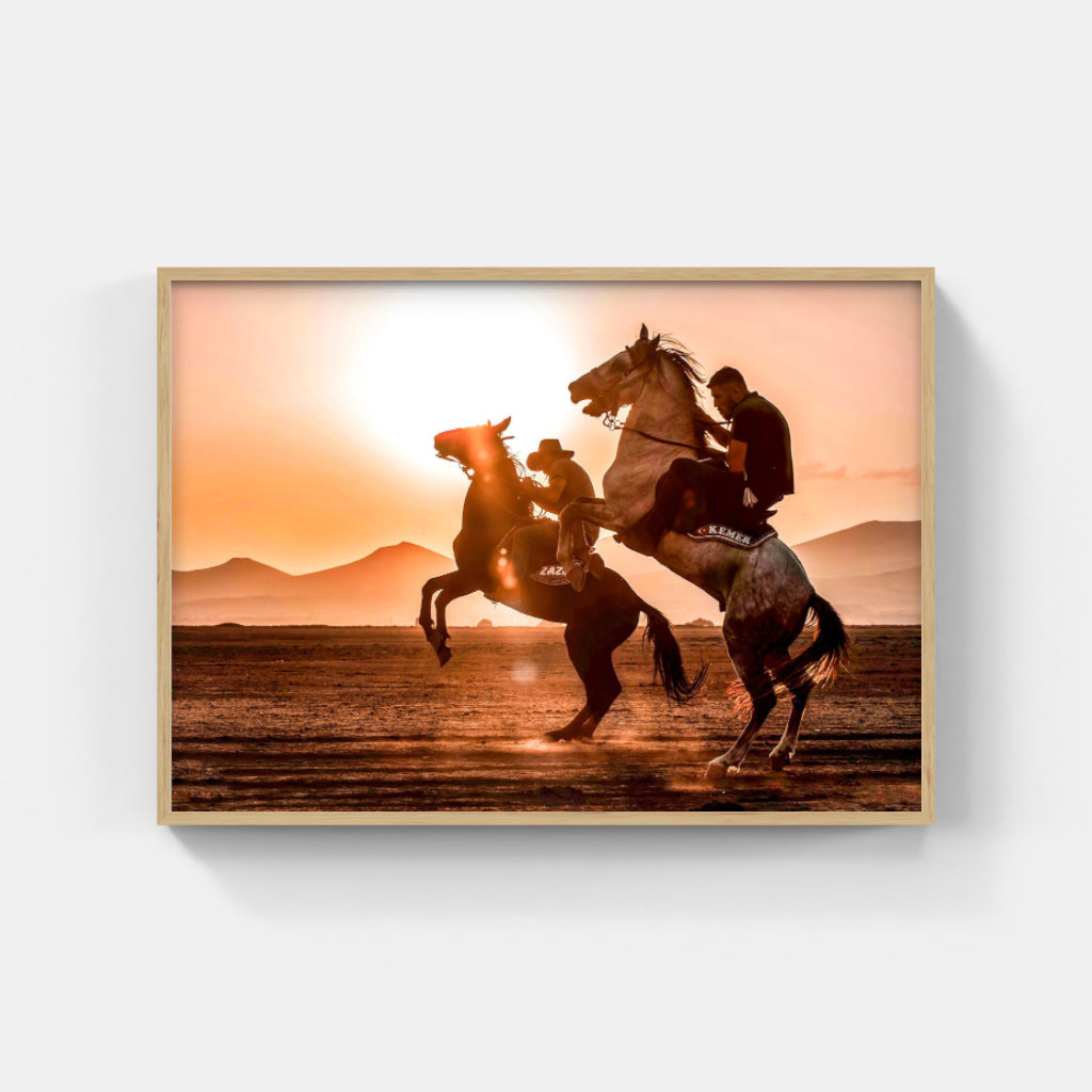 Double Rodeo horse poster