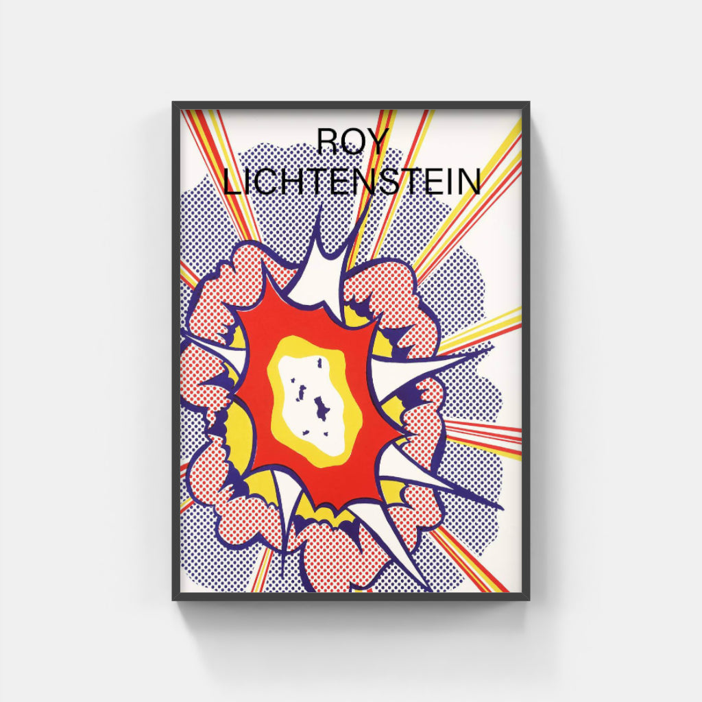 Explosion - Roy Lichtenstein poster