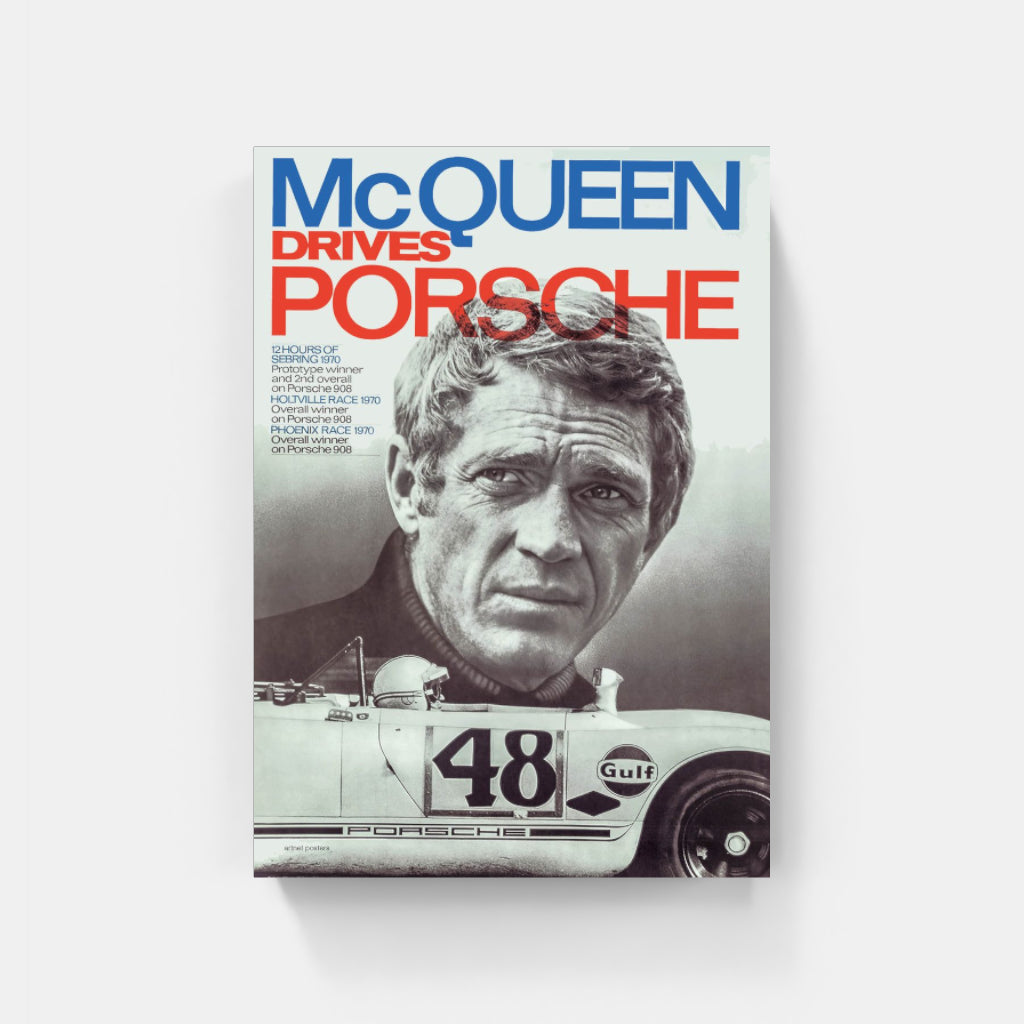 Porsche Steve McQueen poster