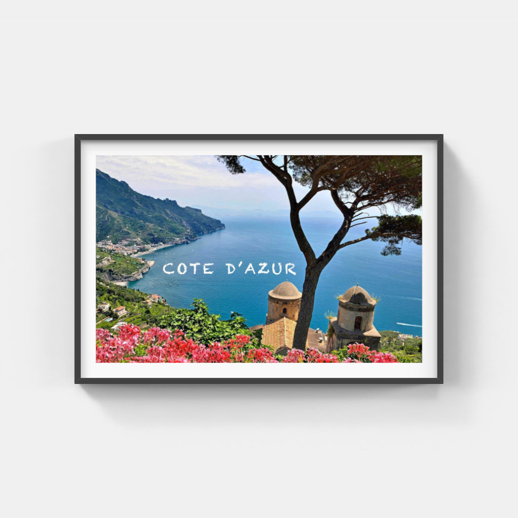 Côte d'Azur poster - Littoral