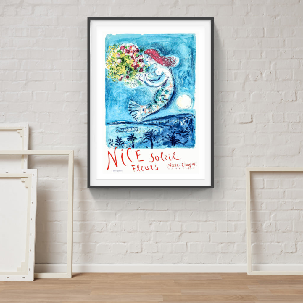 Chagall "Nice Fleurie" poster