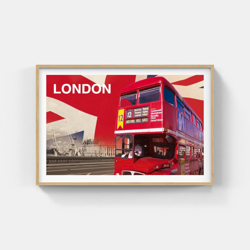 London Bus poster