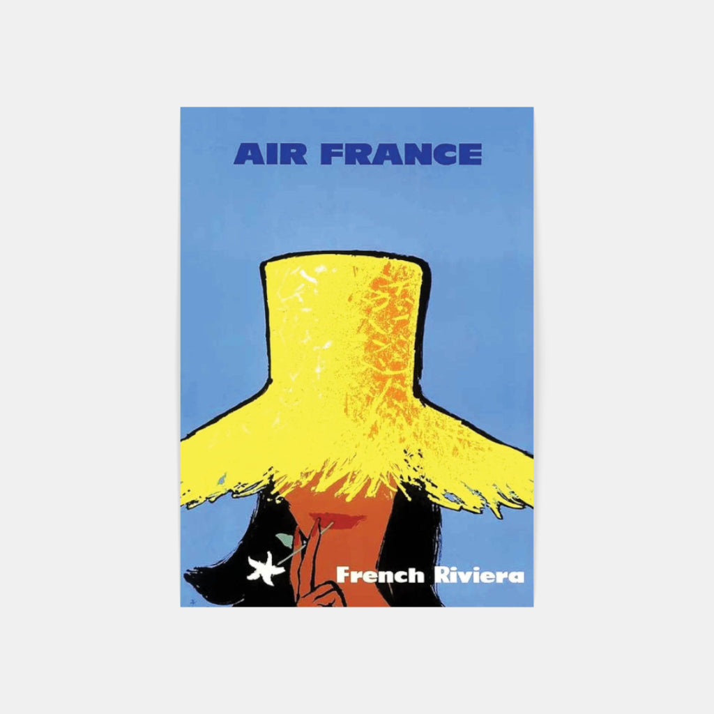 Air France Riviera - travel poster