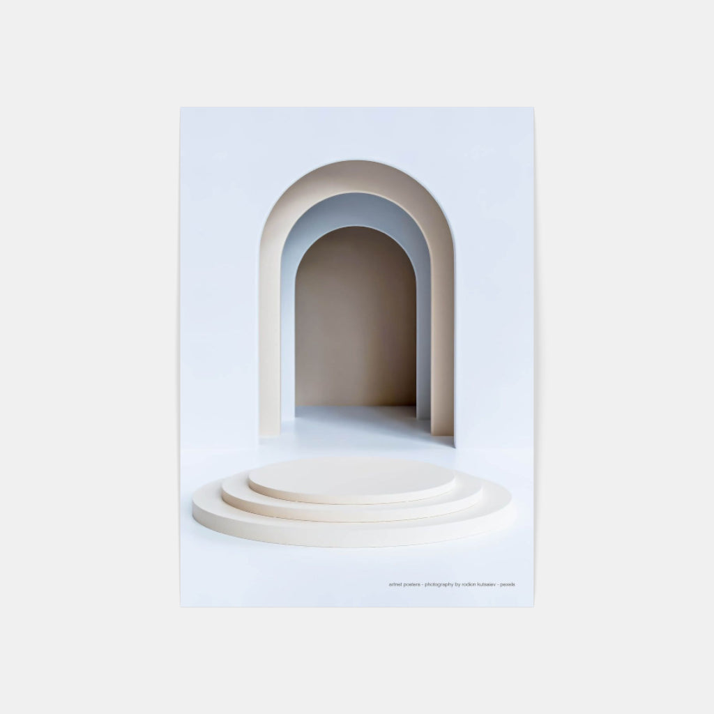 A Symmetry of Arches - architectural poster