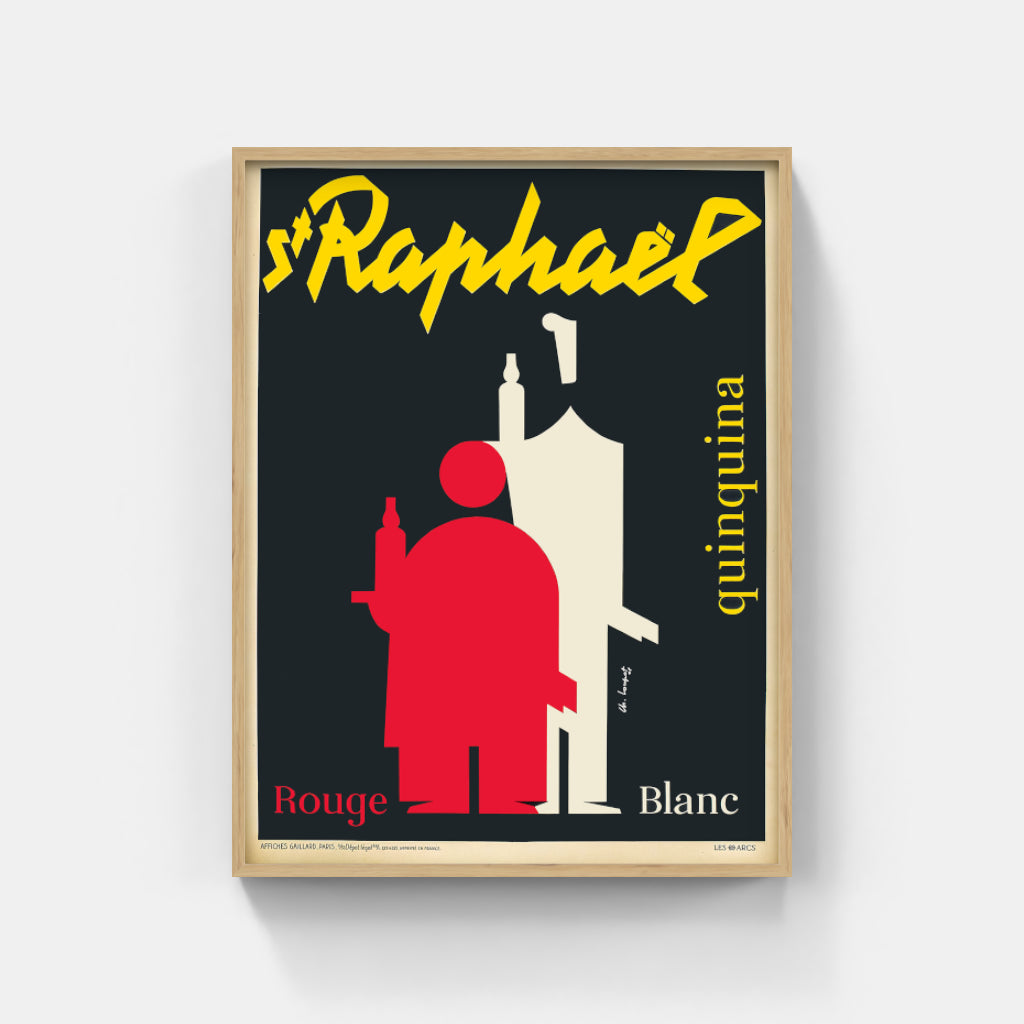 St Raphaël retro poster