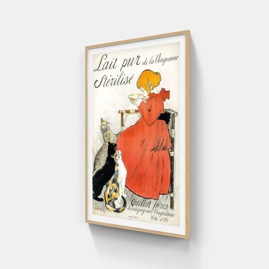 The Patience of Cats retro poster