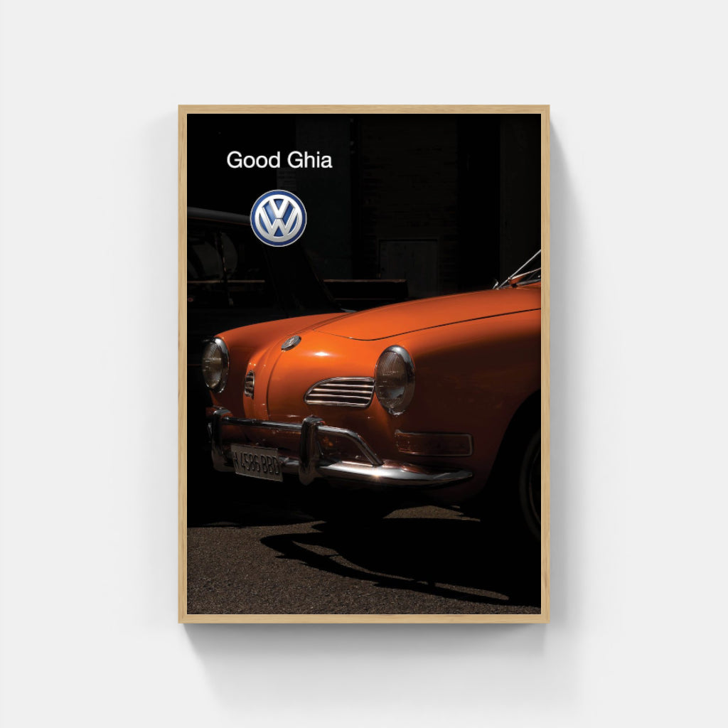 VW Karmann Ghia poster