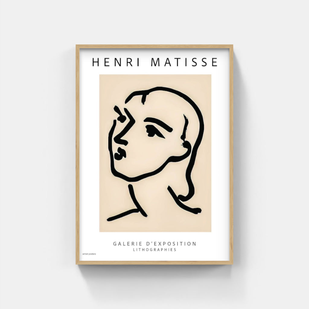 Henri Matisse Head poster