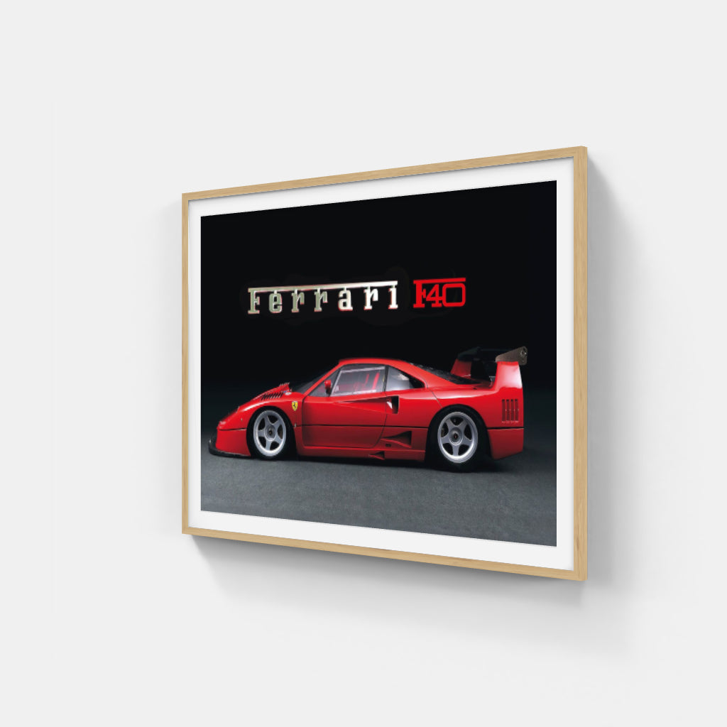 Ferrari F40 poster