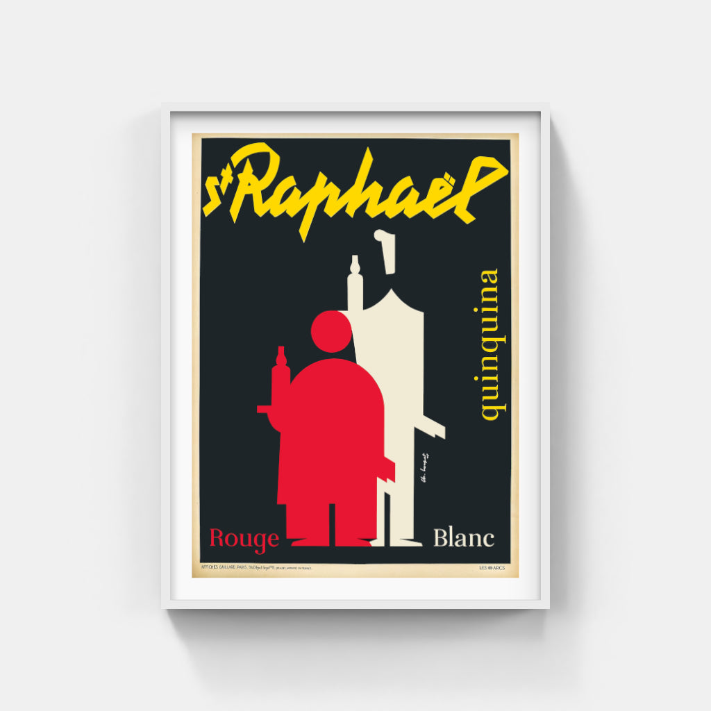 St Raphaël retro poster