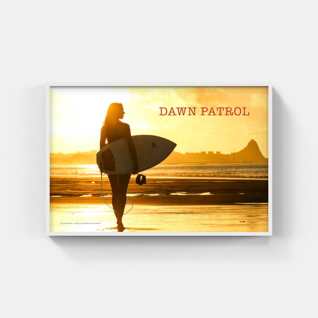 Dawn Patrol surfing poster