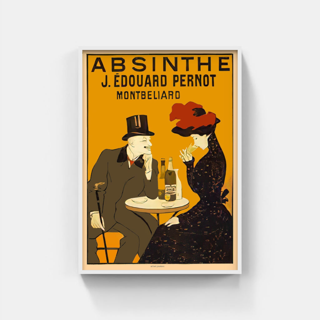 Absinthe makes the Heart Grow Fonder - retro poster