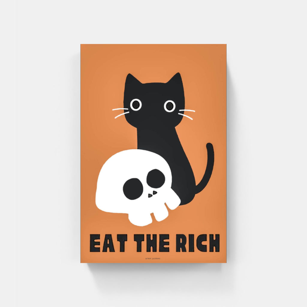 Anti-Capitalist Cat poster