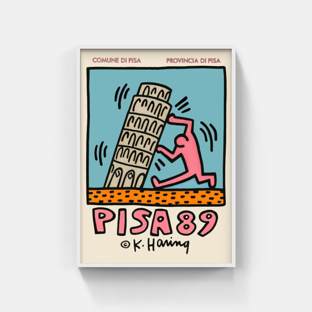 Keith Haring - Pisa poster