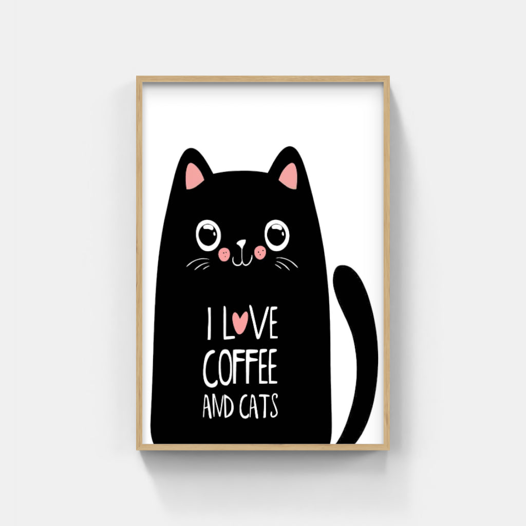 Coffee Cat poster