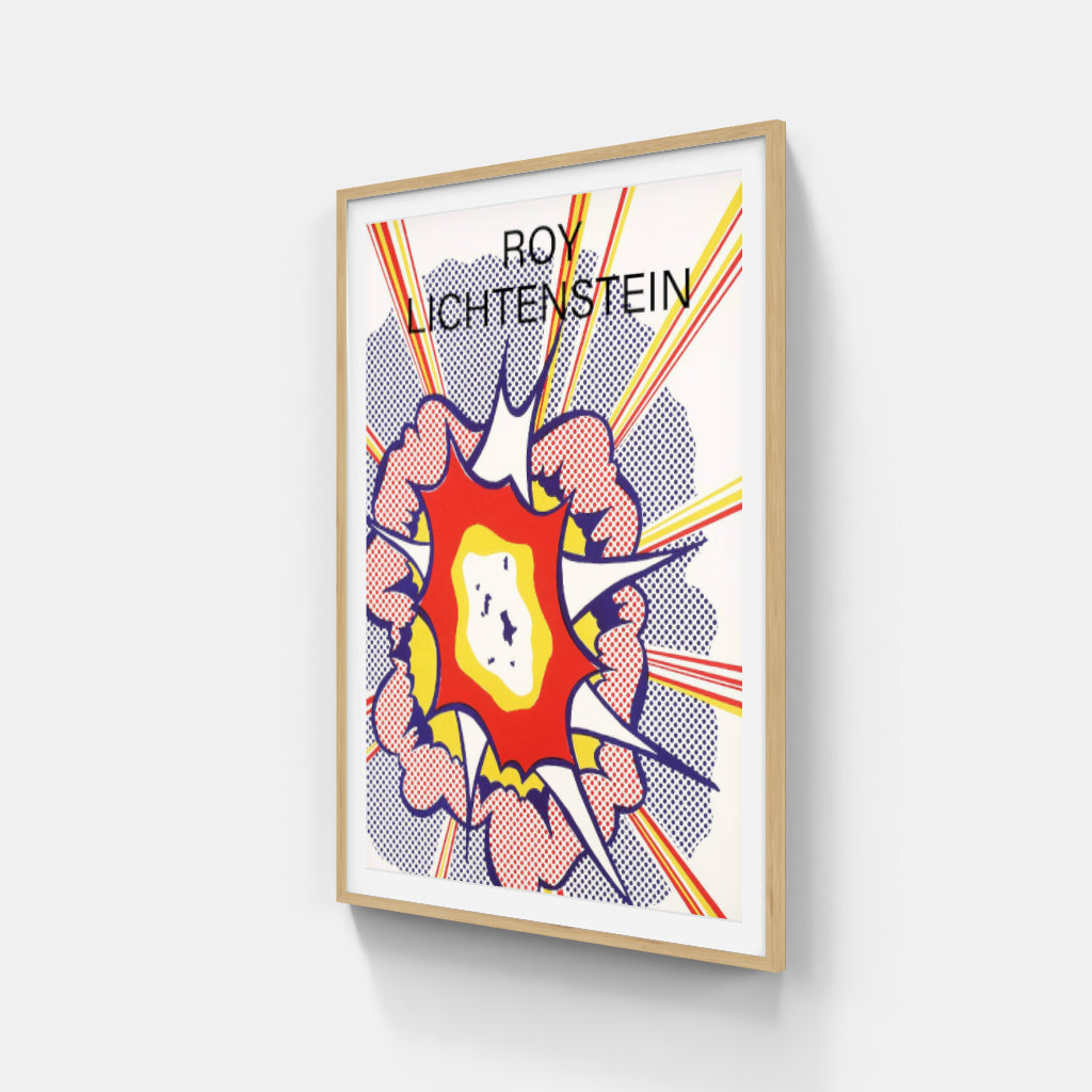 Explosion - Roy Lichtenstein poster