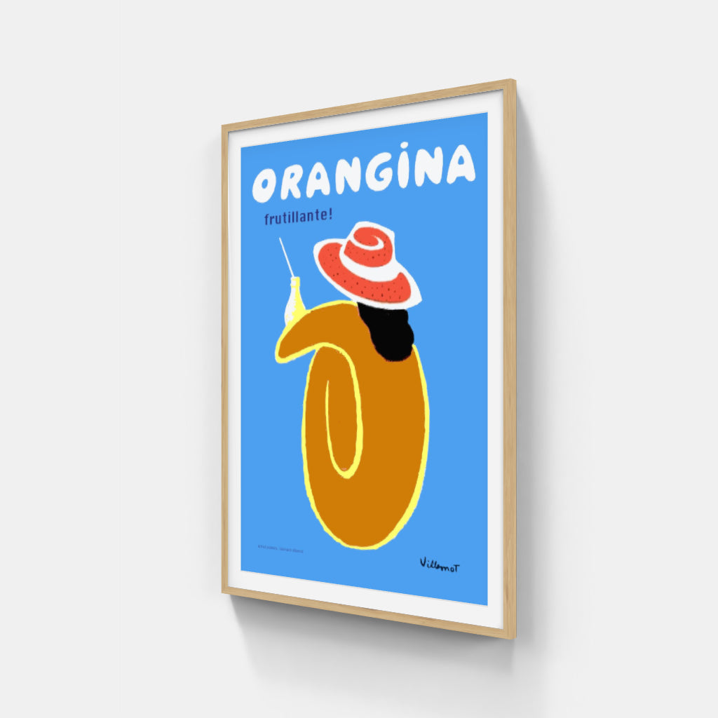 Orangina - Bernard Villemot poster