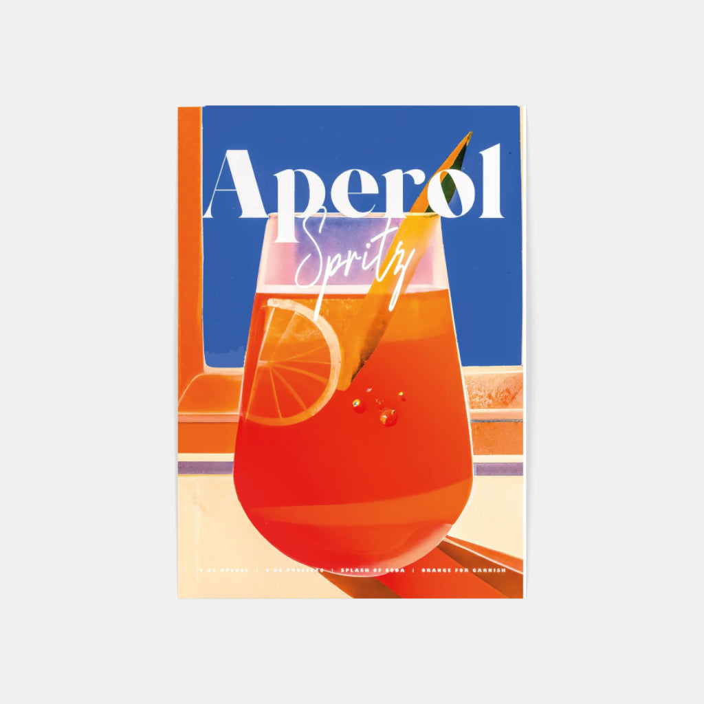 Aperol Spritz retro poster