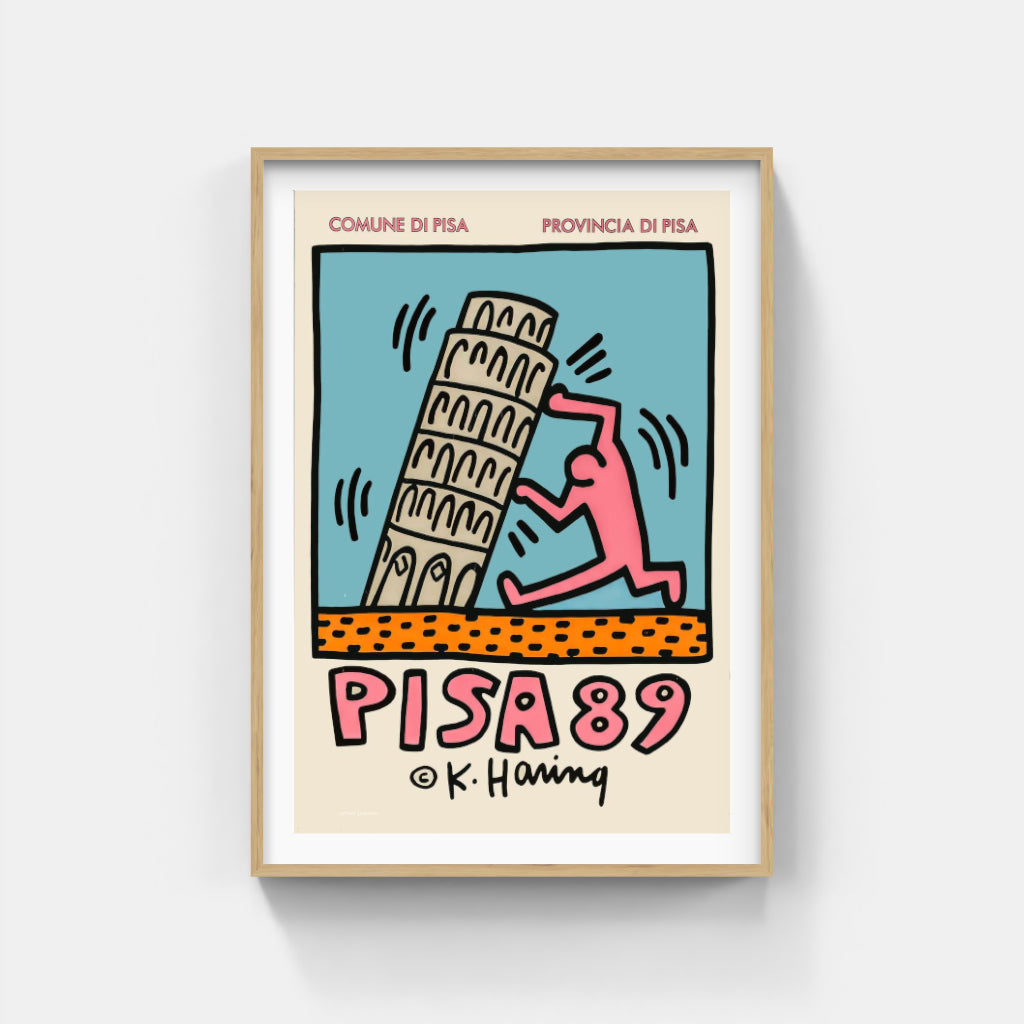 Keith Haring - Pisa poster