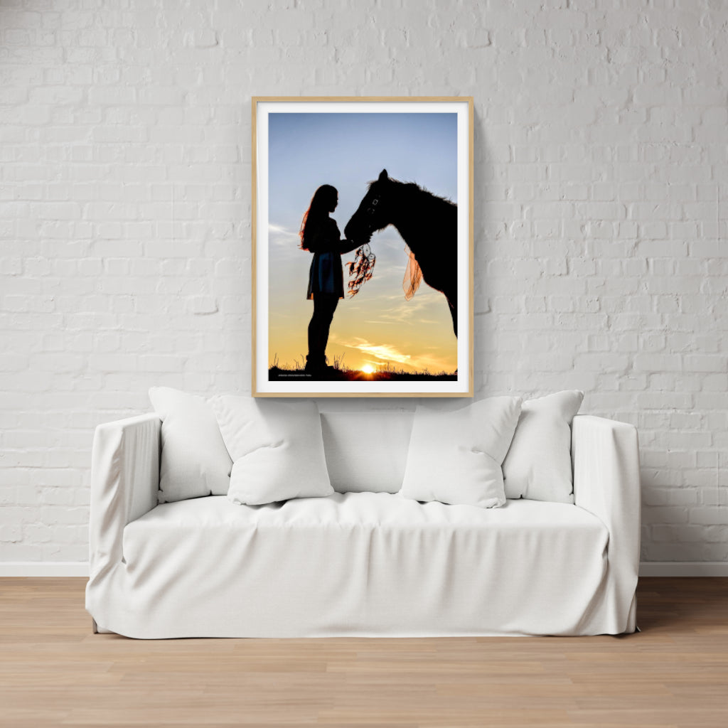 Horse Silhouette poster