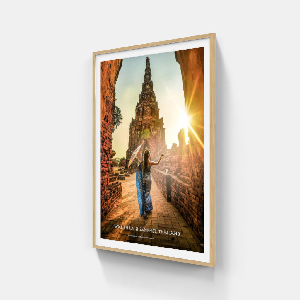 Wat Phra Si Sanphet Thailand poster