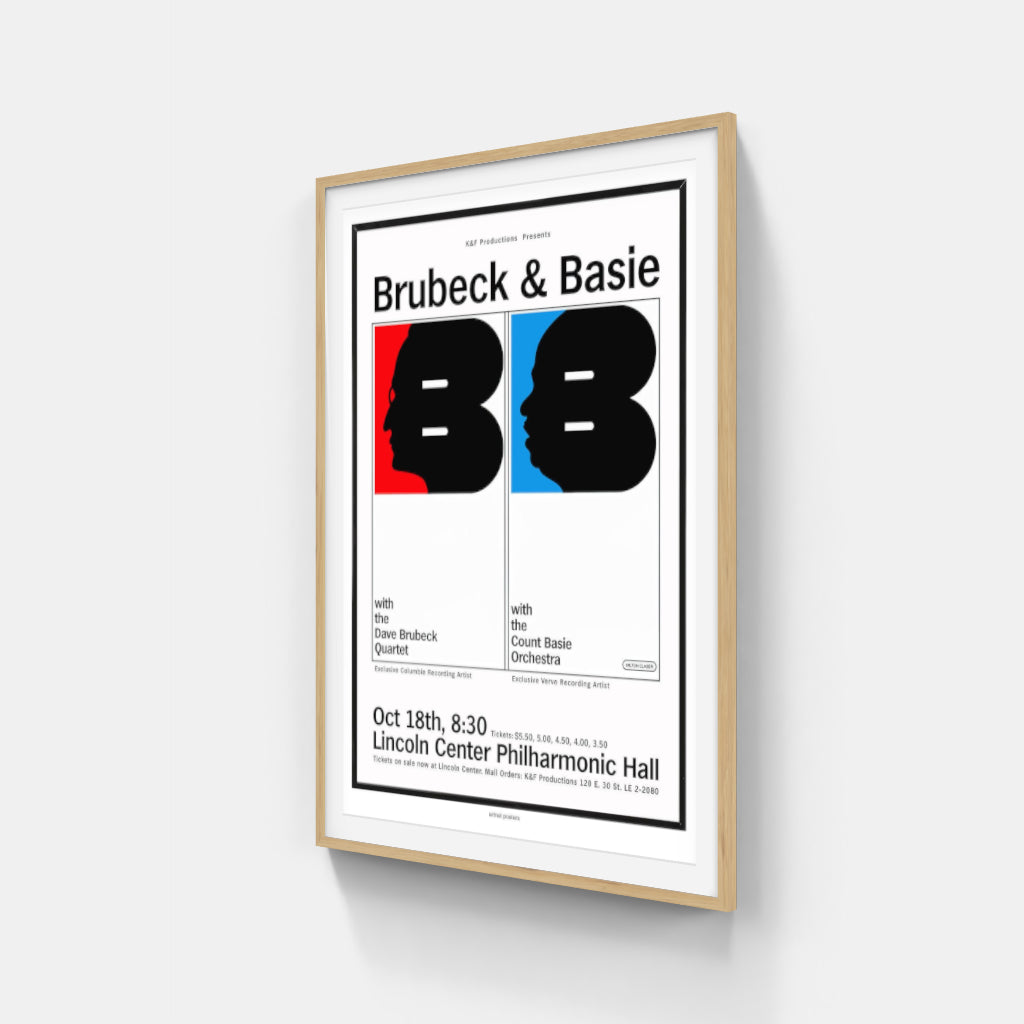 Brubeck & Basie poster