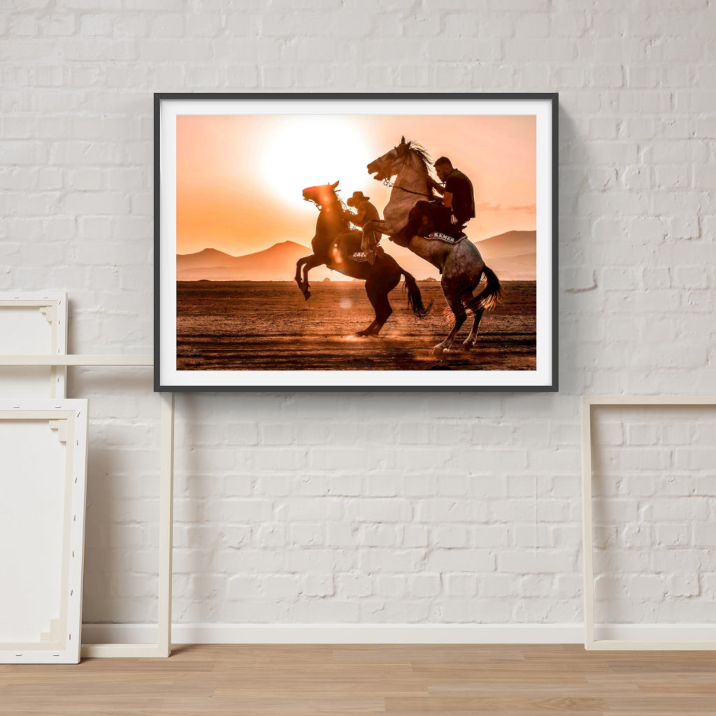 Double Rodeo horse poster