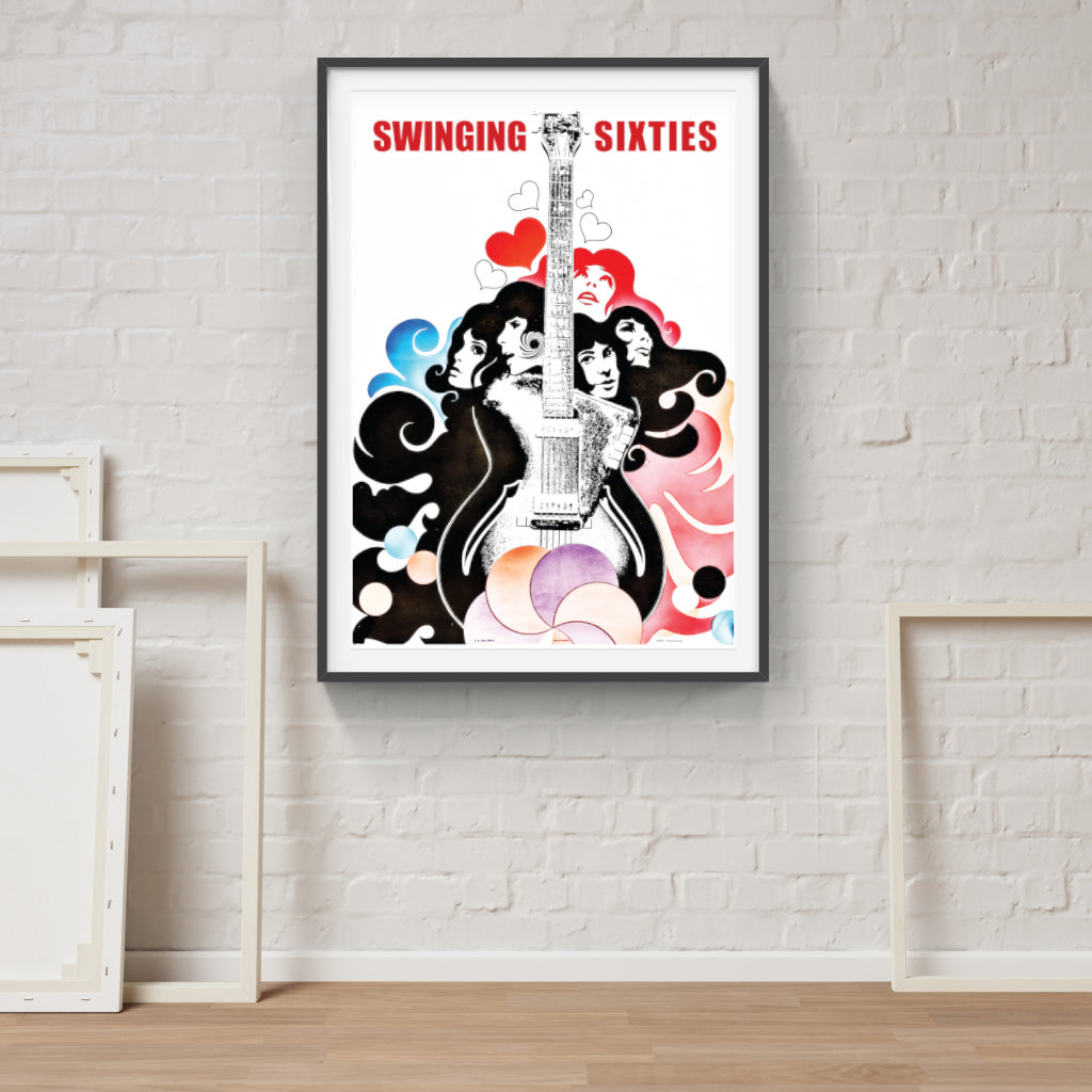 Swinging Sixties retro poster