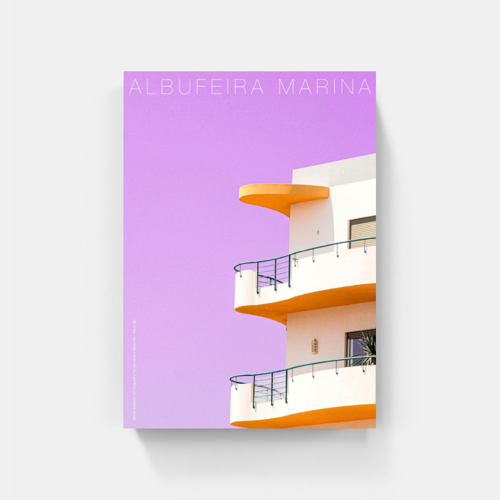 Albufeira Marina, Algarve, Portugal - architectural poster