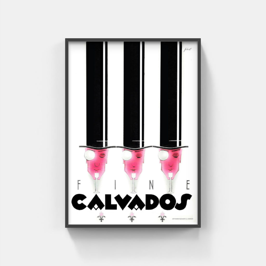 Calvados retro poster