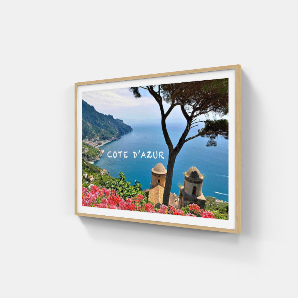 Côte d'Azur poster - Littoral