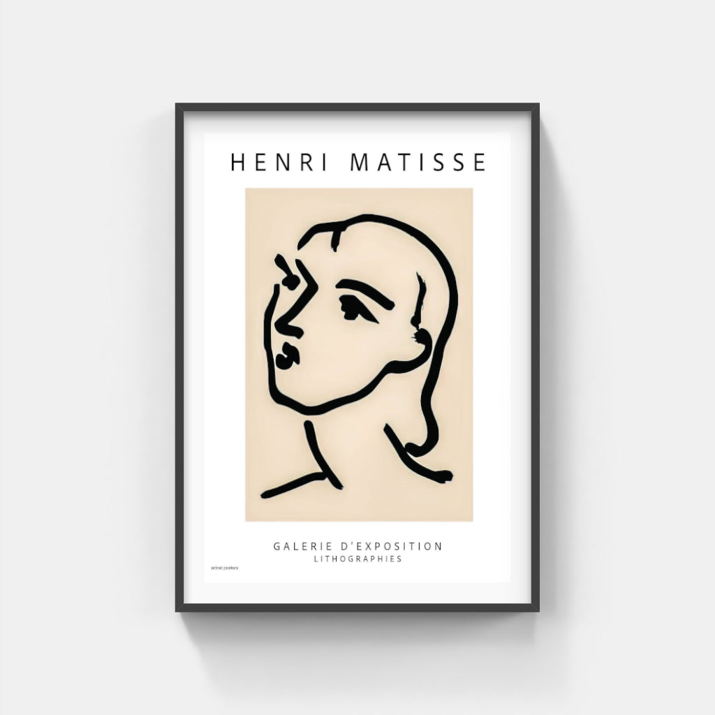 Henri Matisse Head poster