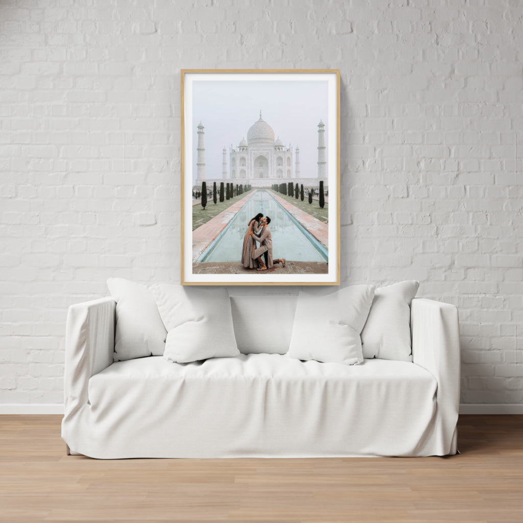 Taj Mahal Love poster