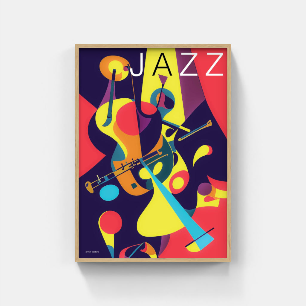 Jazz abstract poster