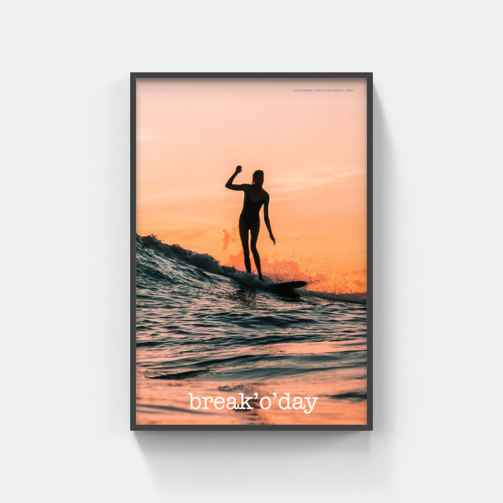 Break'o'Day surfing poster