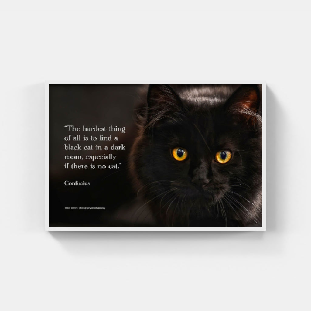 Confucian Cat poster