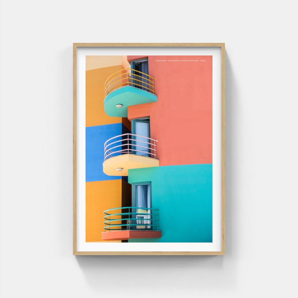 Marina de Albufeira, Portugal - architectural poster