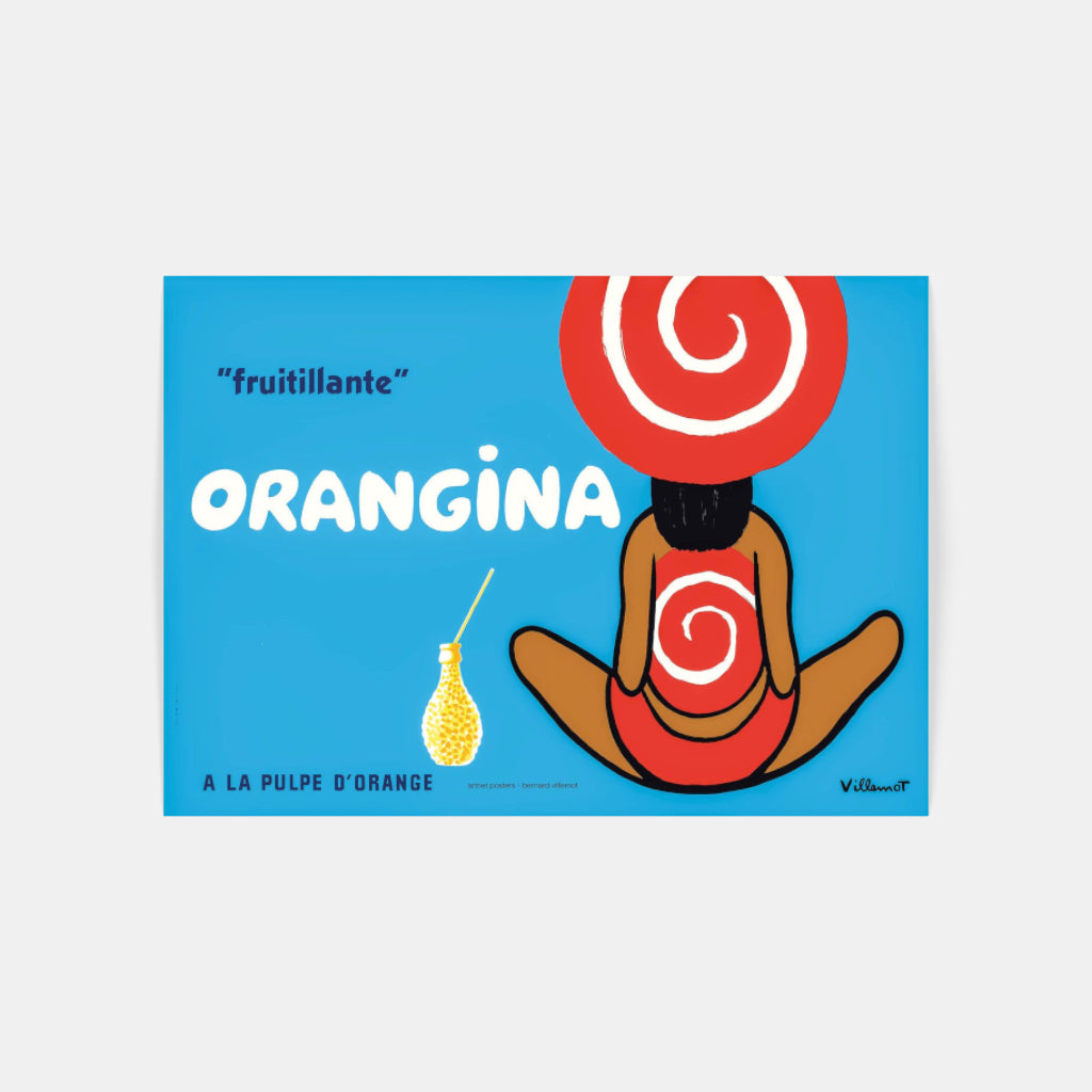 Orangina - Bernard Villemot poster