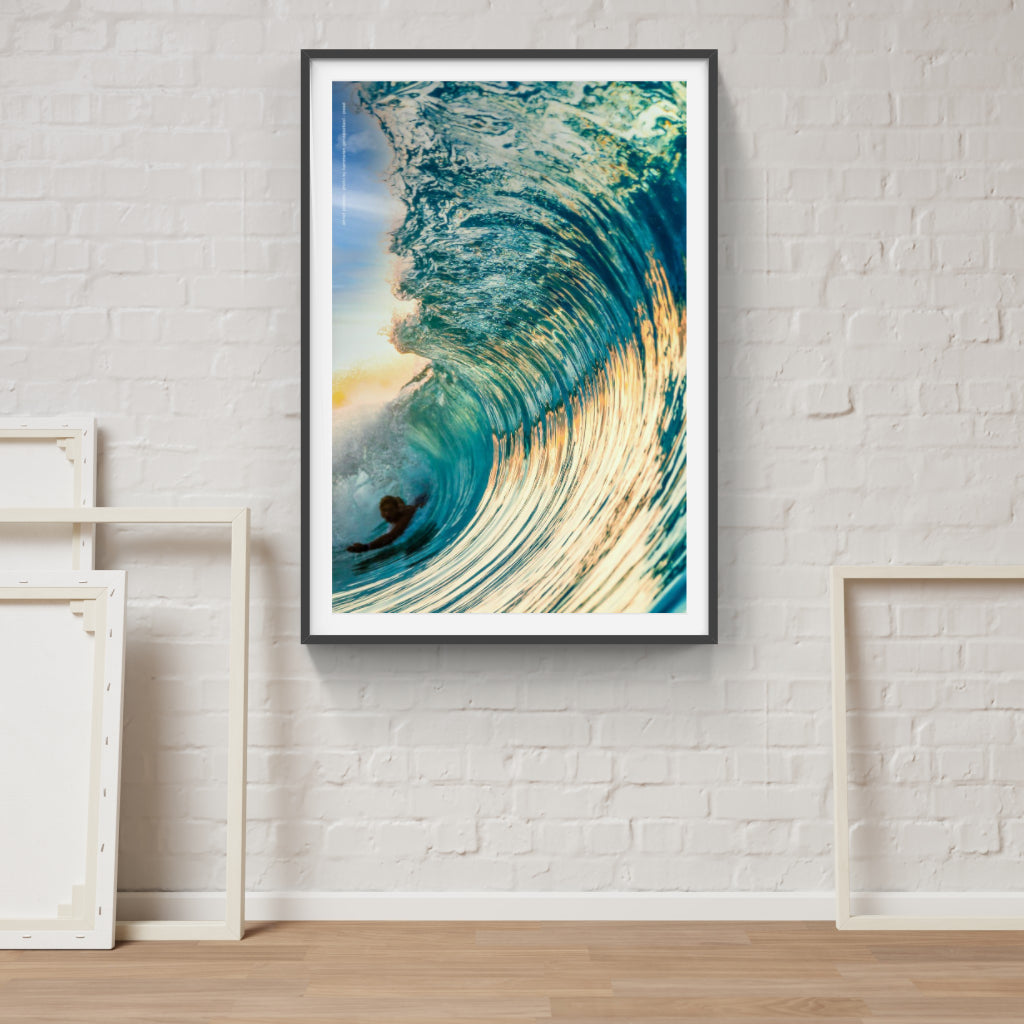 Wall of Glass surfing poster