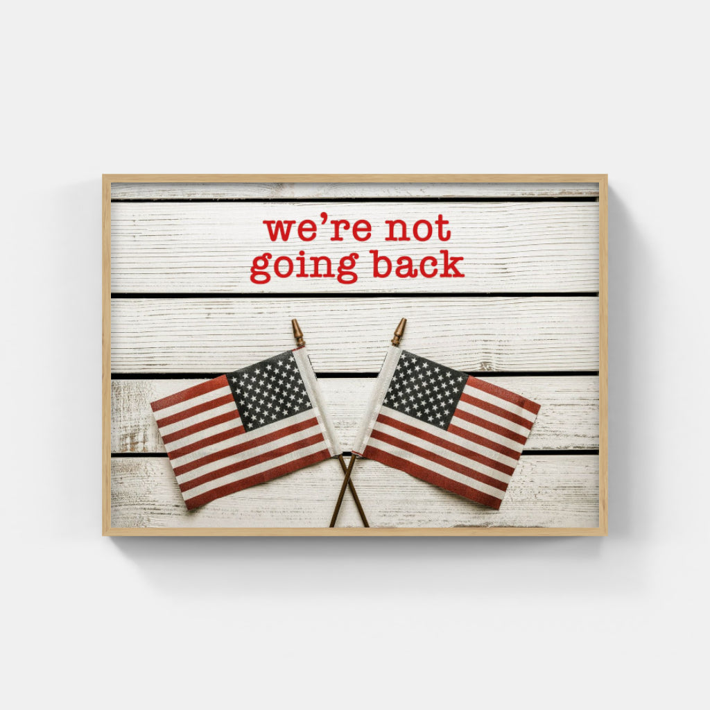 We're Not Going Back poster