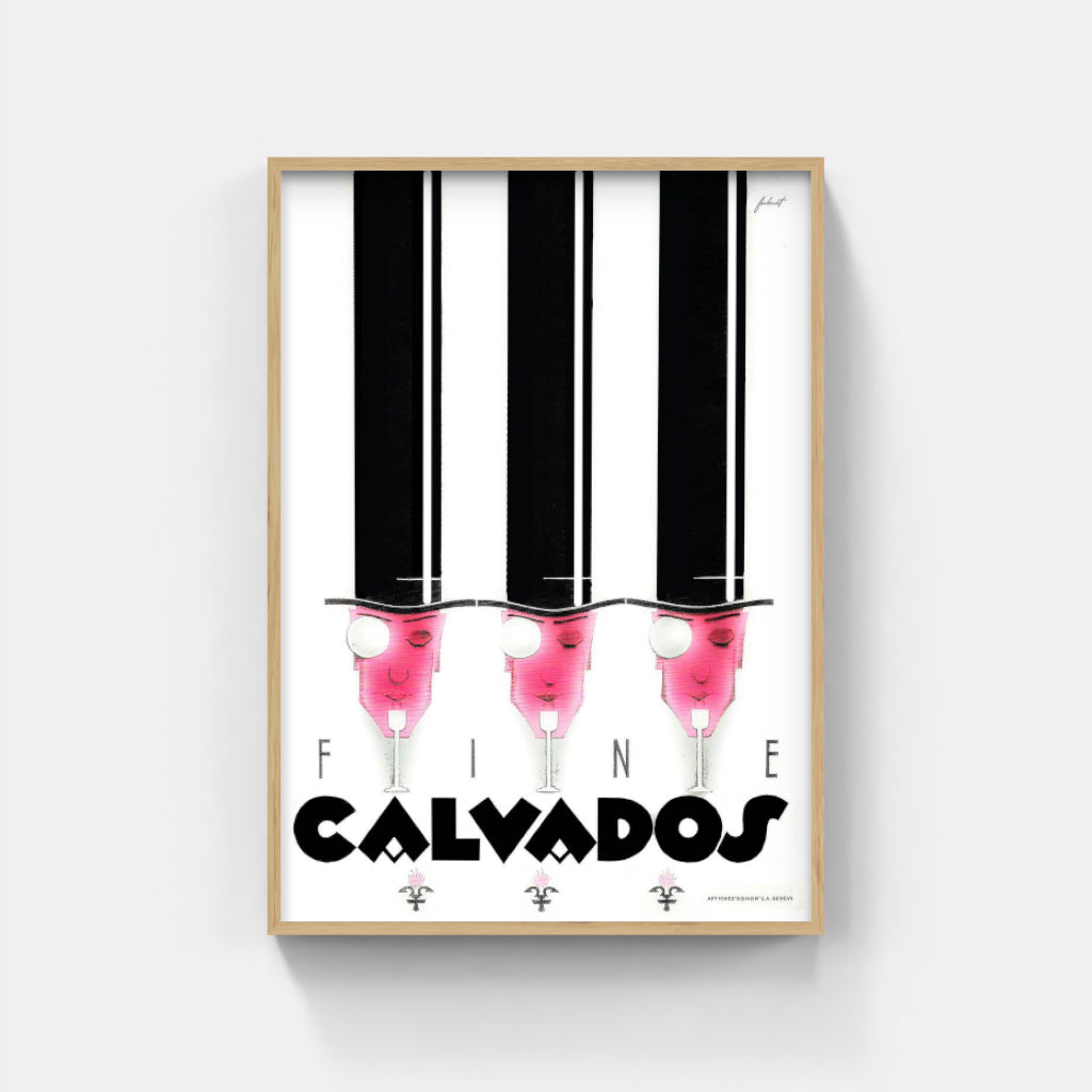 Calvados retro poster