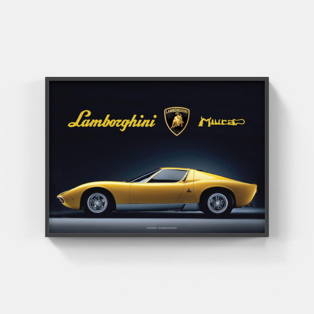 Lamborghini Miura poster