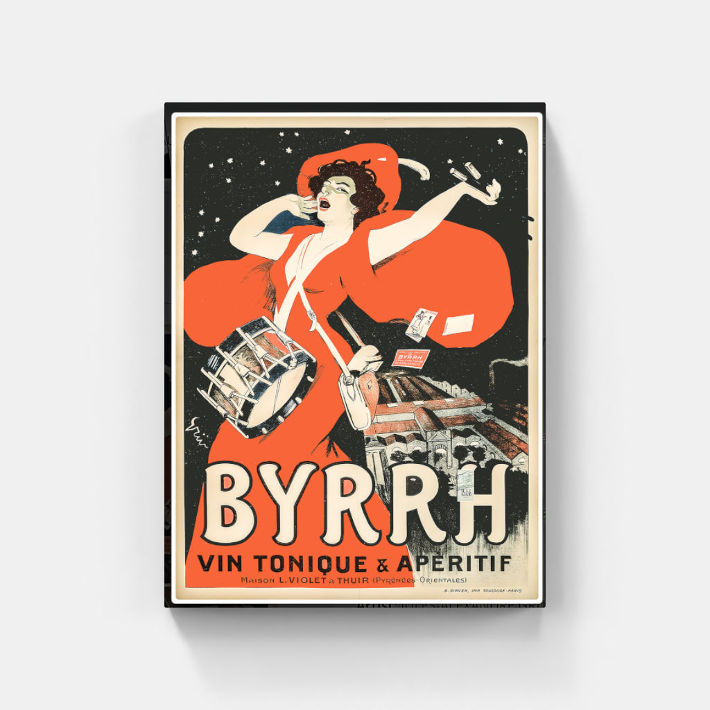 Byrrh apéritif retro poster