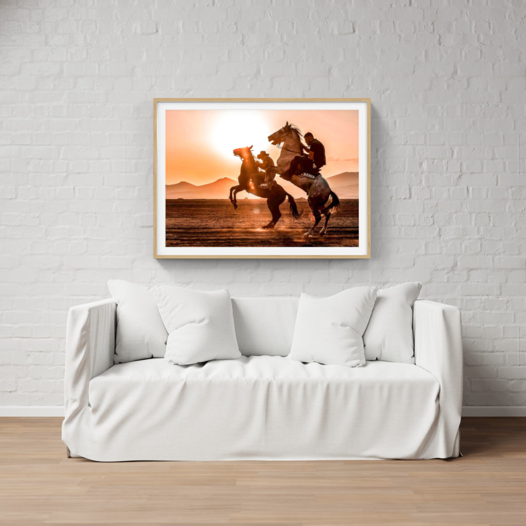 Double Rodeo horse poster